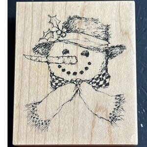 PSX Rubber Stamp G-2809 Snowman Rubber Stamp